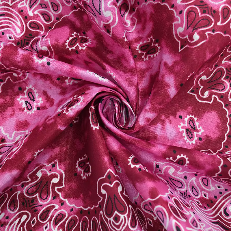 Écharpe carrée en polyester de haute qualité pour hommes et femmes