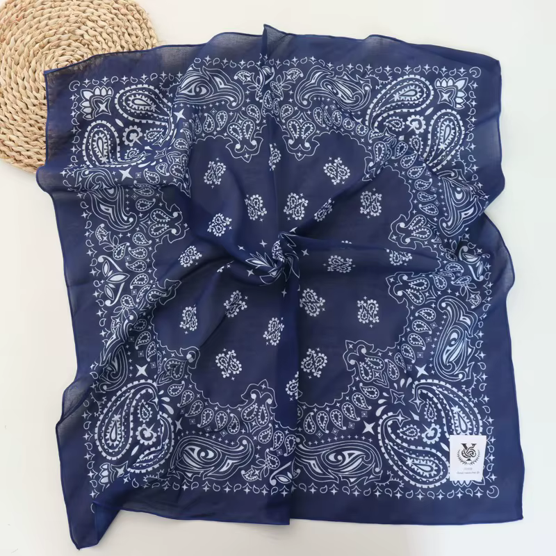 Paisley carré écharpe 100% coton