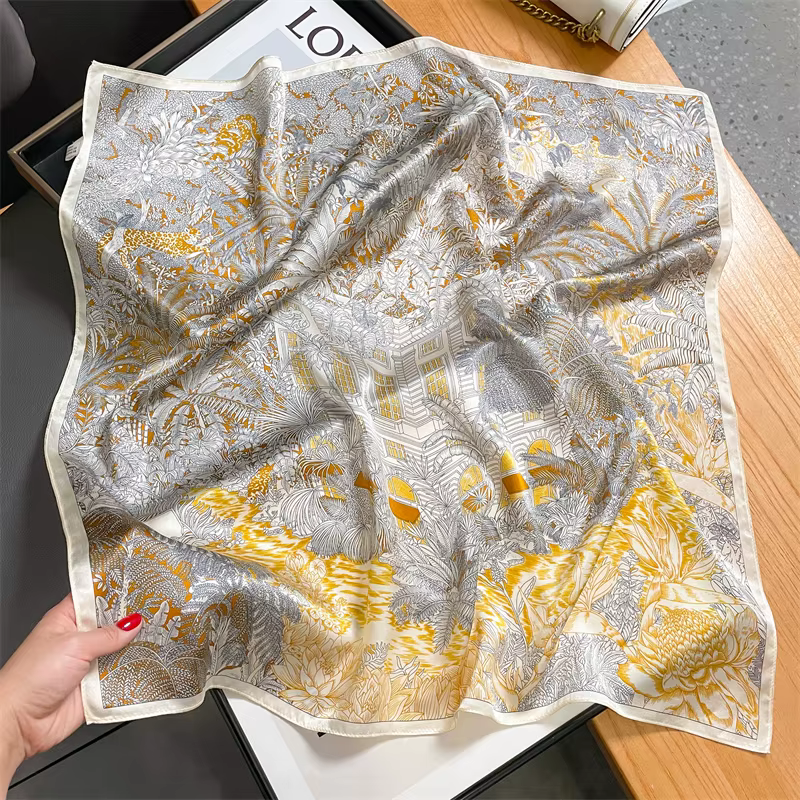 100% véritable Foulard en soie nouveau châle naturel enveloppes femmes dames mode foulards