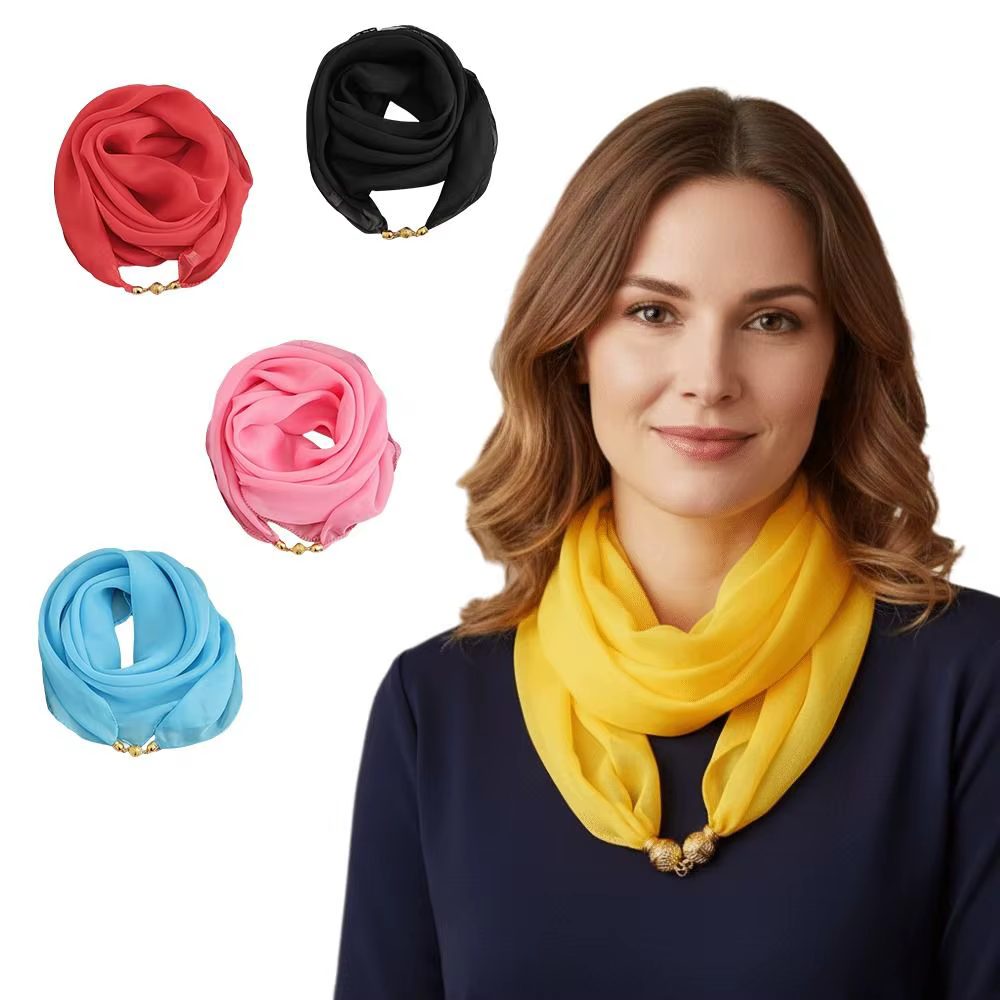 Écharpe magnétique en coton doux pour la protection du cou