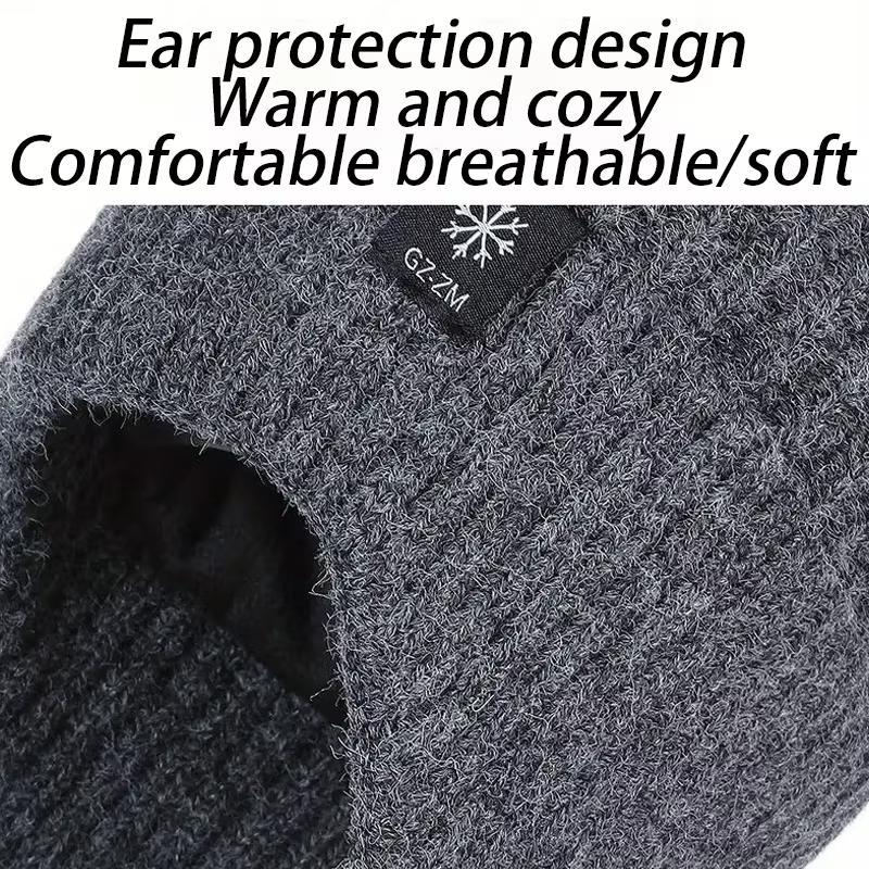 Chapeau + écharpe pour hommes