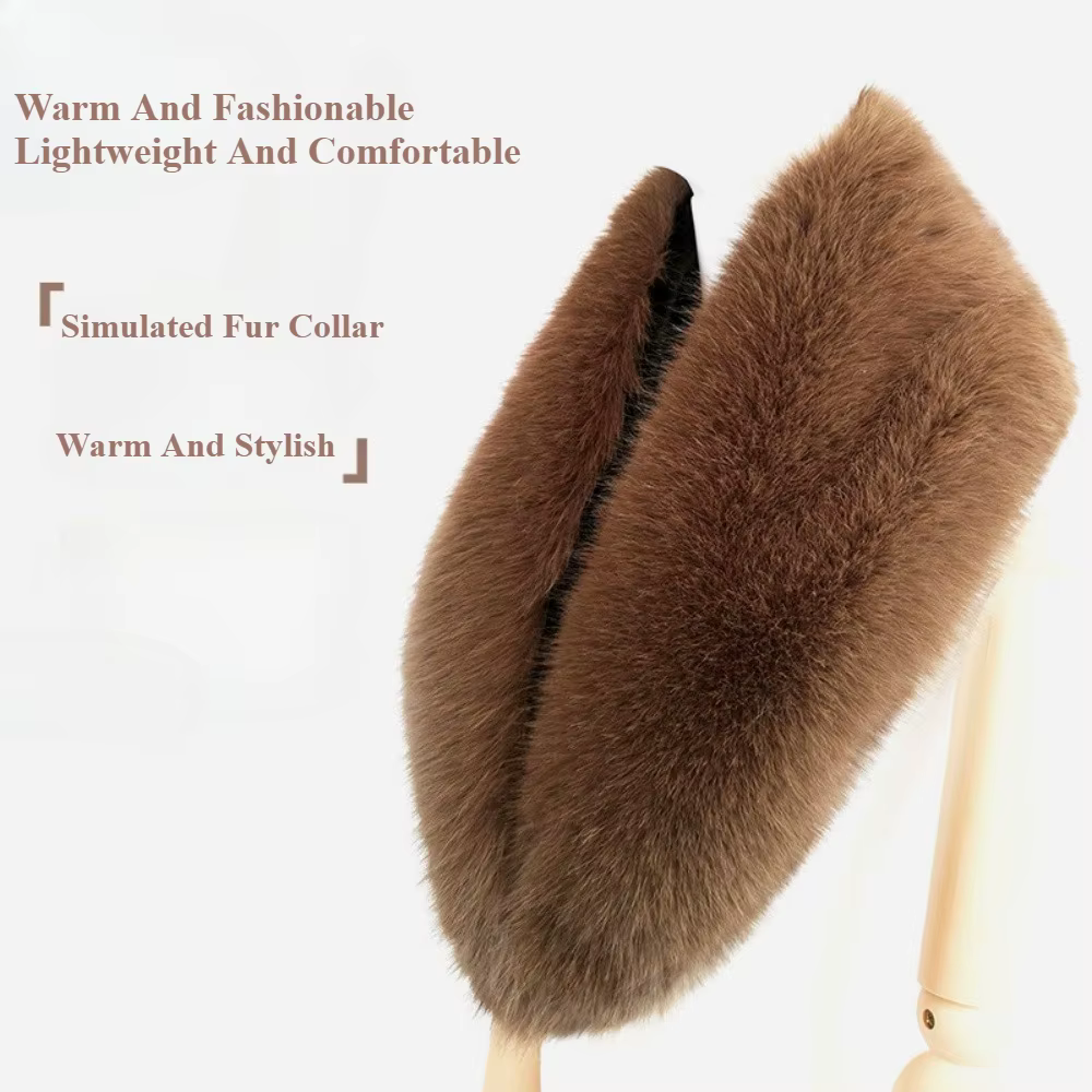 Faux col en fourrure de renard