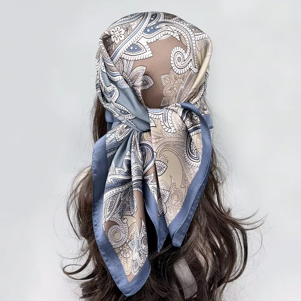InjSquare-Foulard de marque de luxe pour femmes
