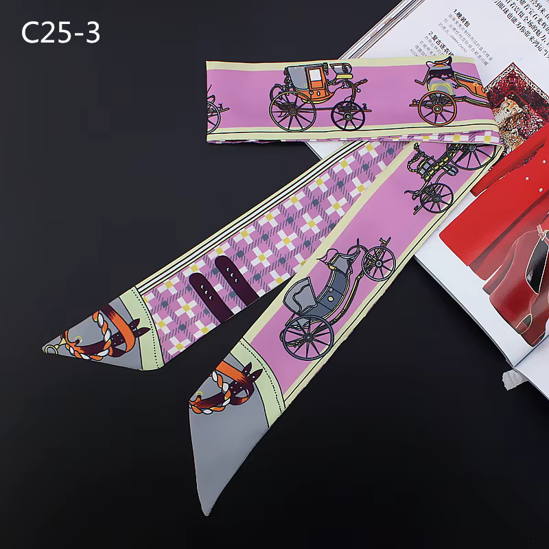 Petit Foulard de Sac de Marque de Luxe pour Femme