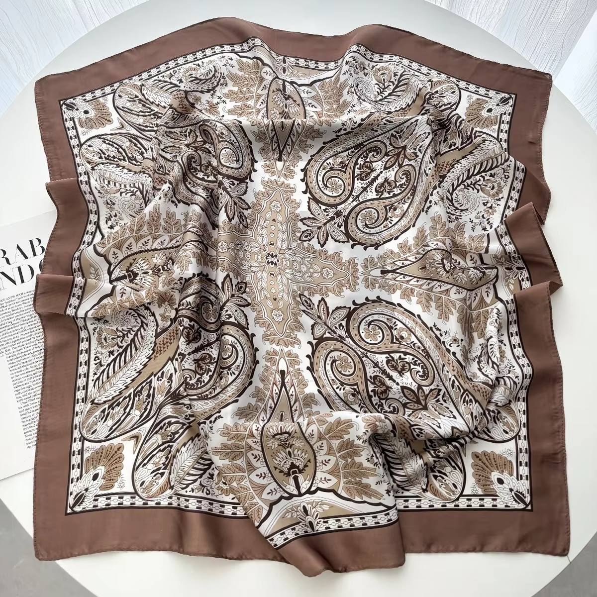 Foulard carré imprimé châle pour femmes