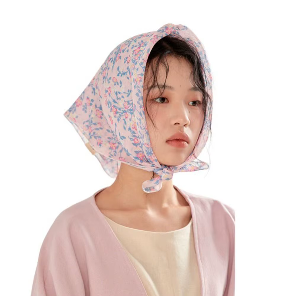 Foulards et accessoires pour cheveux : Foulards à rayures style coréen