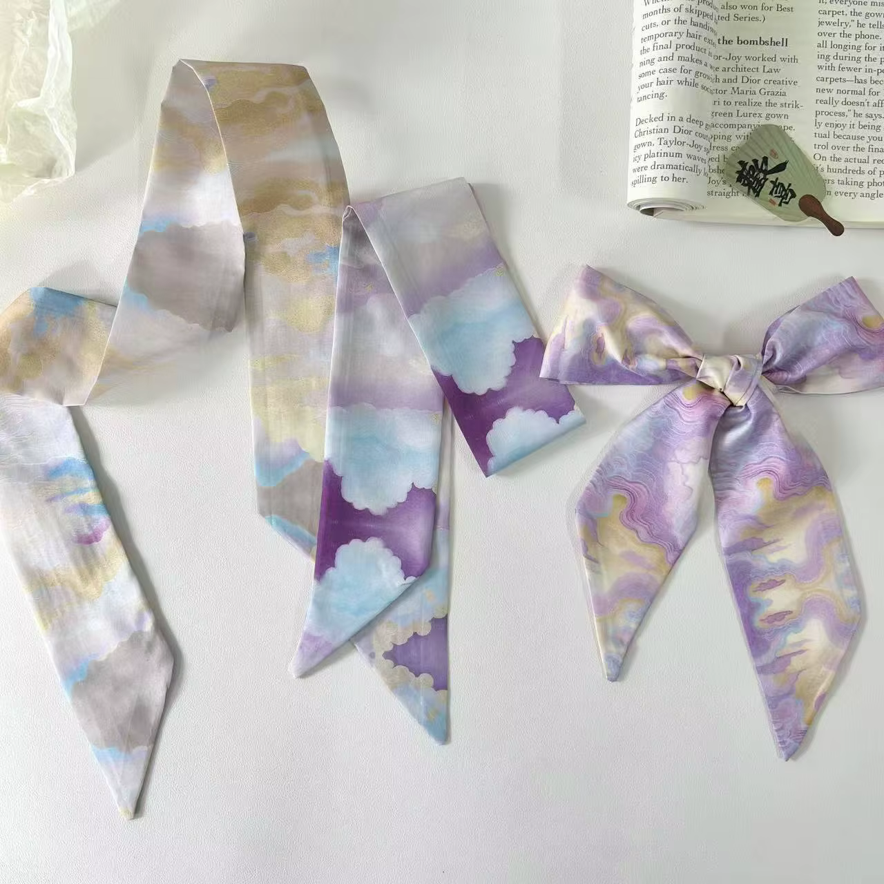 Foulard en soie frais et chic