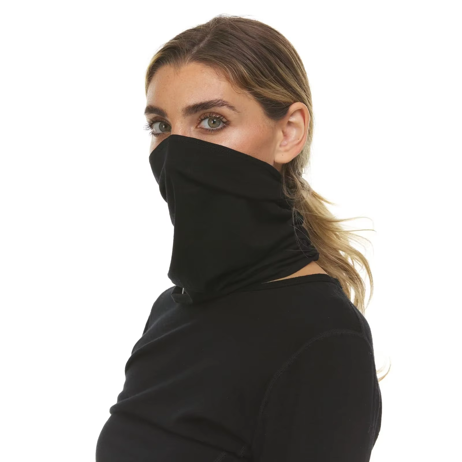 Masque de ski en laine mérinos pour homme et femme