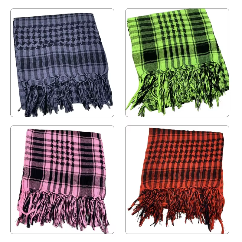 Ethnique arabe Shemagh écharpe arabe prière écharpe désert châle foulard