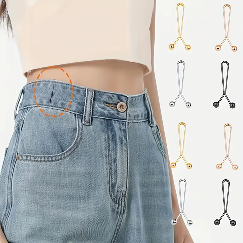 Lot de 8 clips fixes – Clip pour foulard antidérapant réglable
