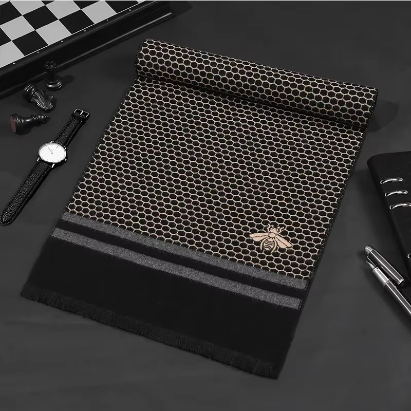 Écharpe de marque classique pour hommes