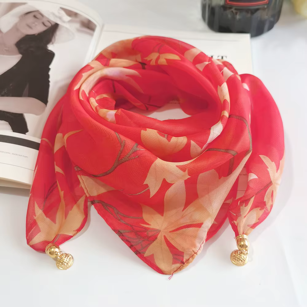 Nouvelle mode boucle magnétique écharpe mince