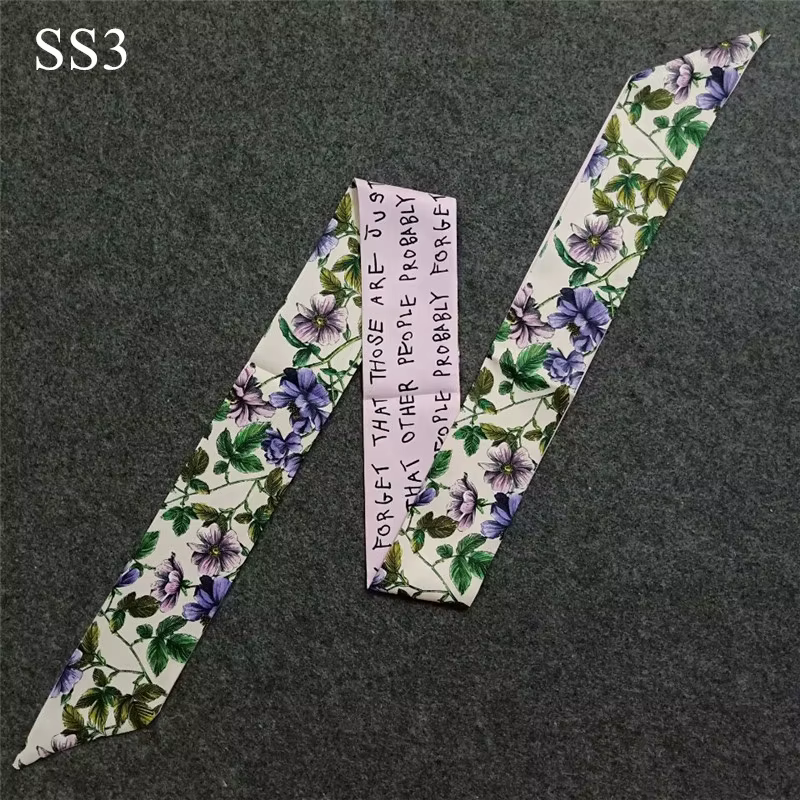 Écharpe de Sac à Imprimé Floral pour Femme