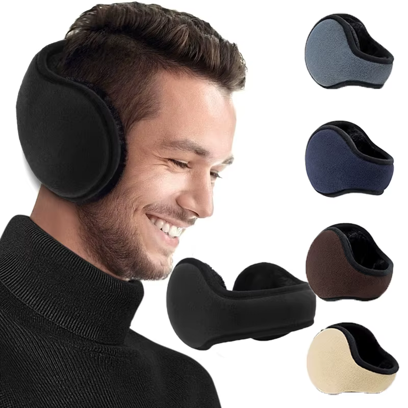 Cache-oreilles en fourrure chaude unisexe pour hommes et femmes