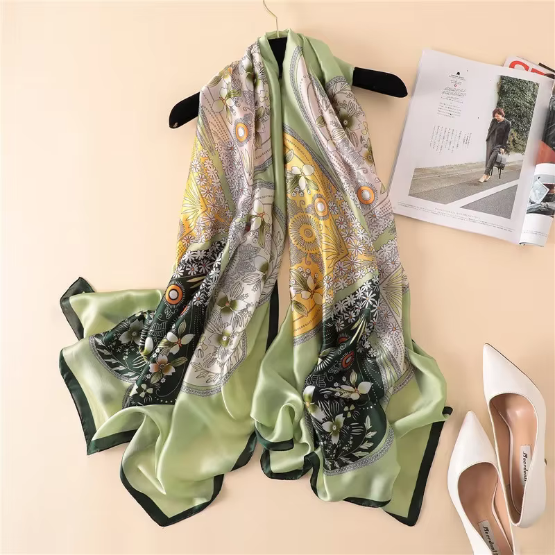 Foulard Long en soie pour femmes