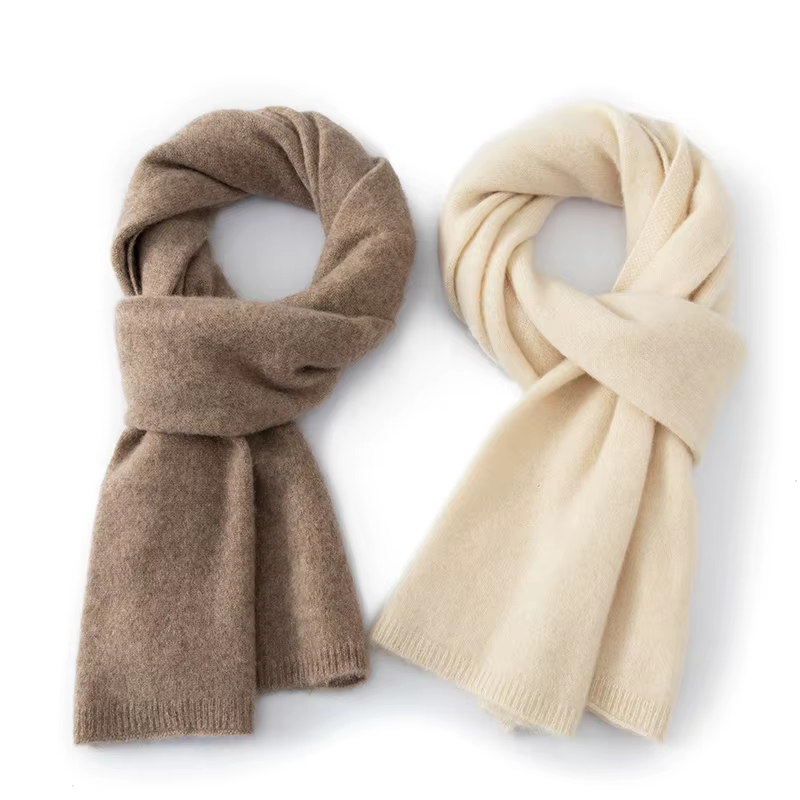 Femmes 100% pur cachemire écharpe hiver chaud doux confortable tricot longue enveloppement mode décontracté cou plus