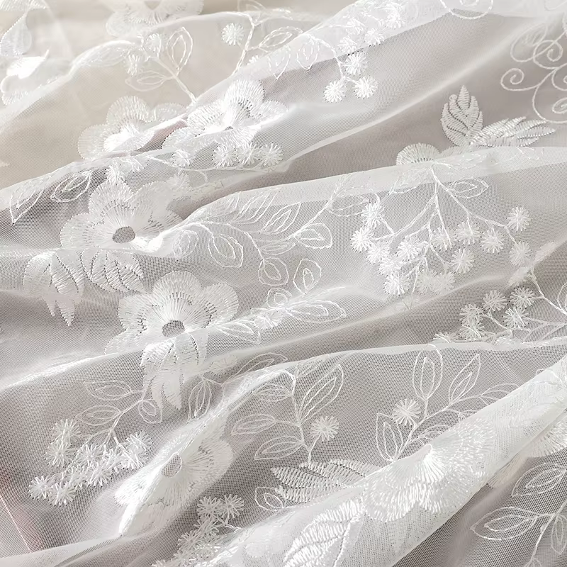 Femmes gland Wrap châle fleur dentelle foulards dame mode mariage