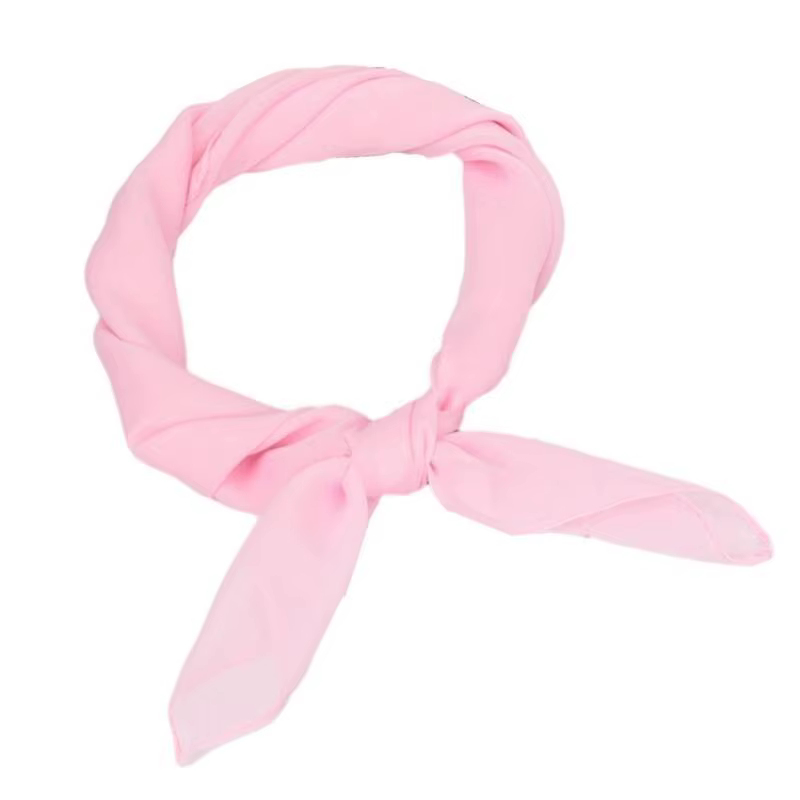 39BD – foulard cou en ruban carré pour femmes