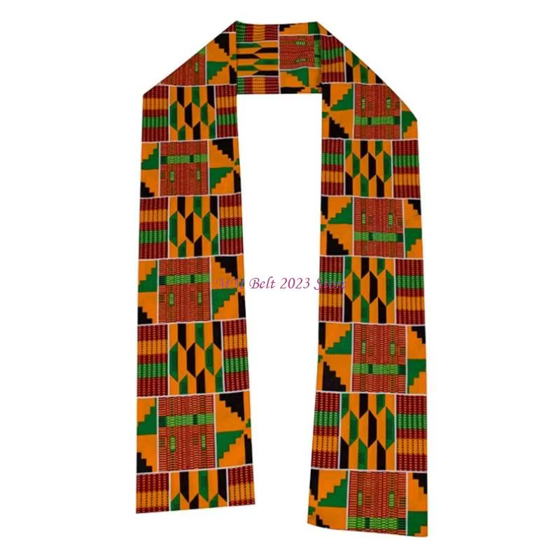 49ME – écharpe traditionnelle africaine imprimée Kente
