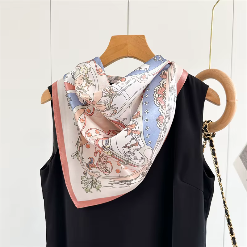 Foulard en soie de mûrier pour femmes