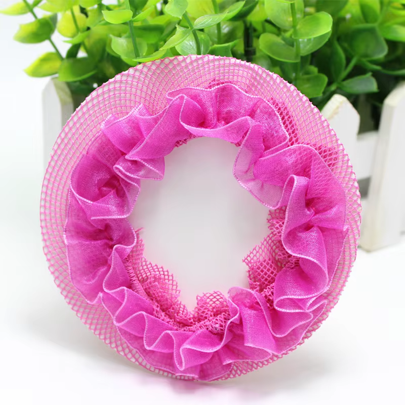 Belle couverture de chignon Snood femmes filet à cheveux Ballet danse patinage Crochet Fanchon strass style chapeaux accessoires