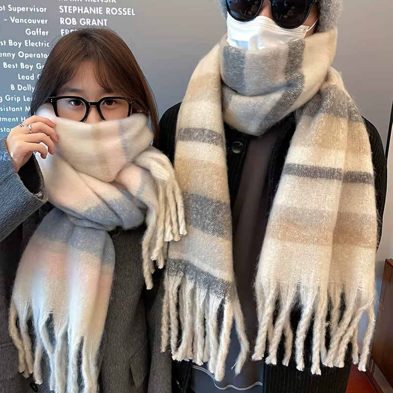 Foulards de couple – Foulards doux et épais