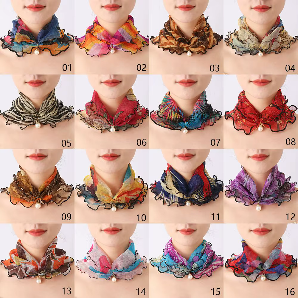 Foulard Carré en Dentelle pour Femme