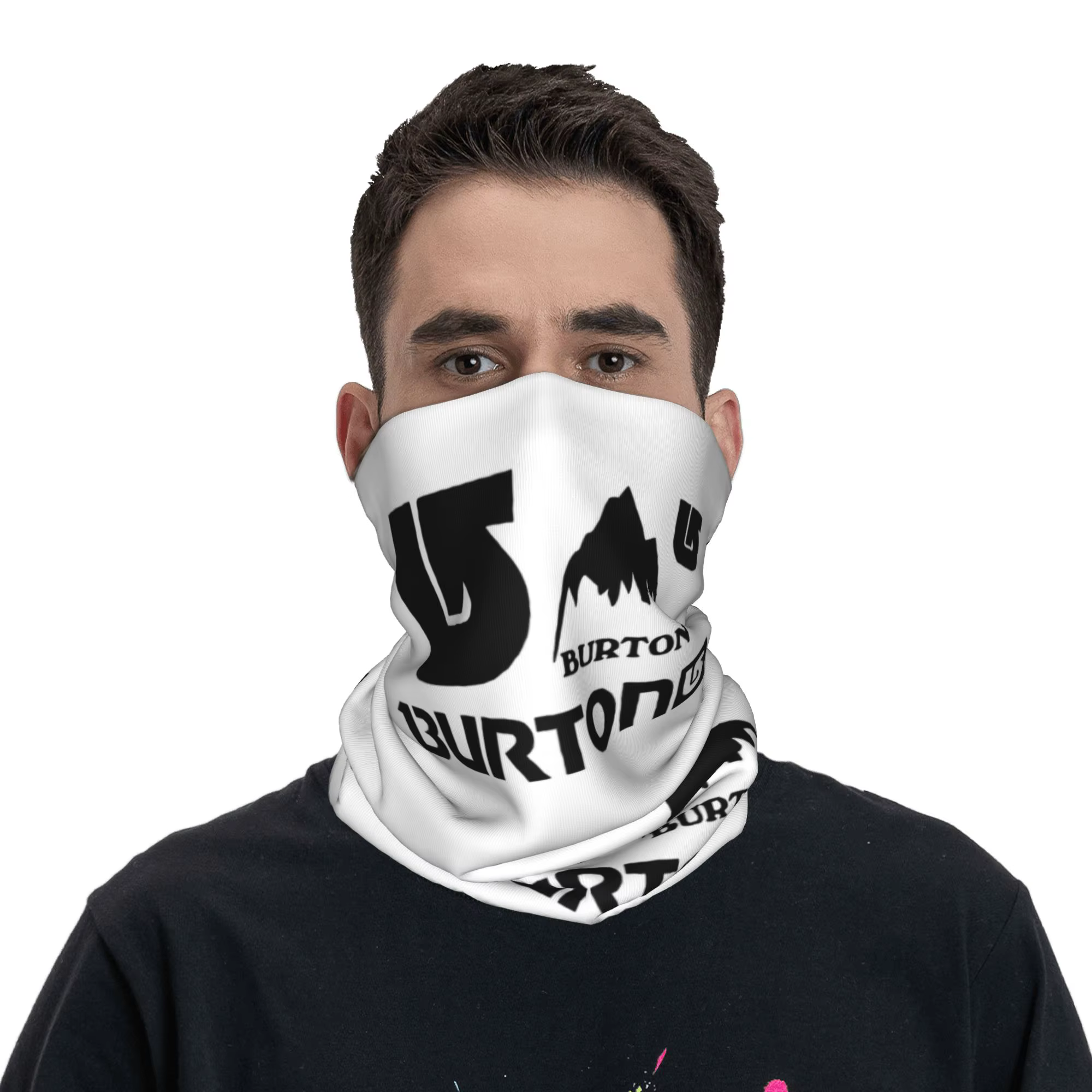 Cache-cou bandana personnalisé Burton pour femme et homme – Écharpe