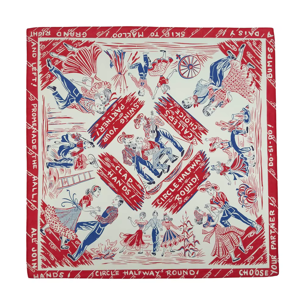 Bandana unisexe de style rétro