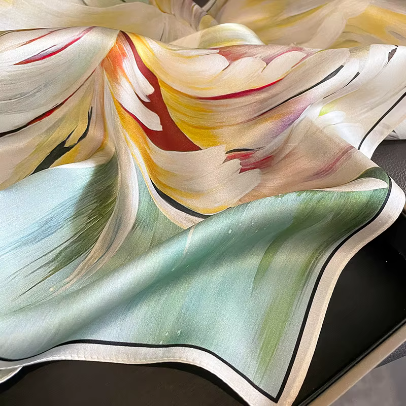 Foulard de Luxe en Forme de Mûrier pour Femme