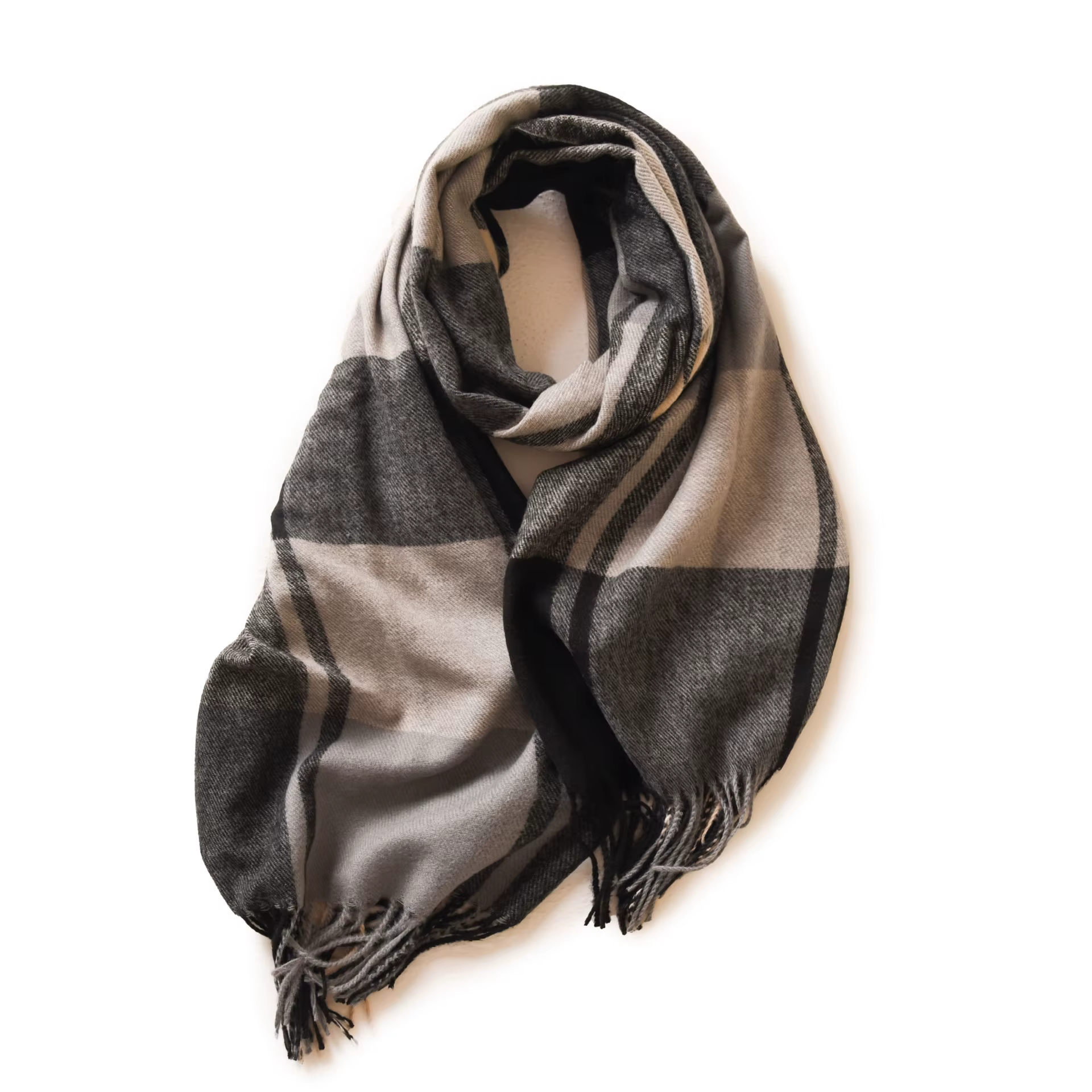  Tartan cachemire comme écharpe hiver chaud épaissi frange châle pour femmes dames mode quotidien voyage cou enveloppement accessoire 
