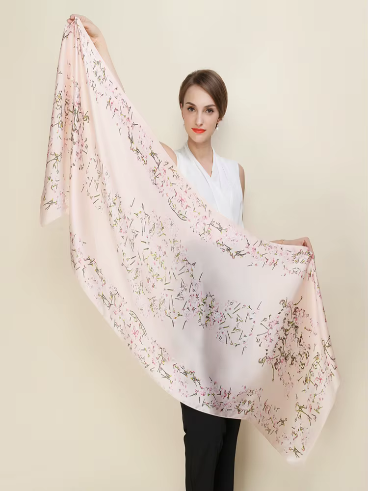 Foulard en soie de mûrier pour femmes