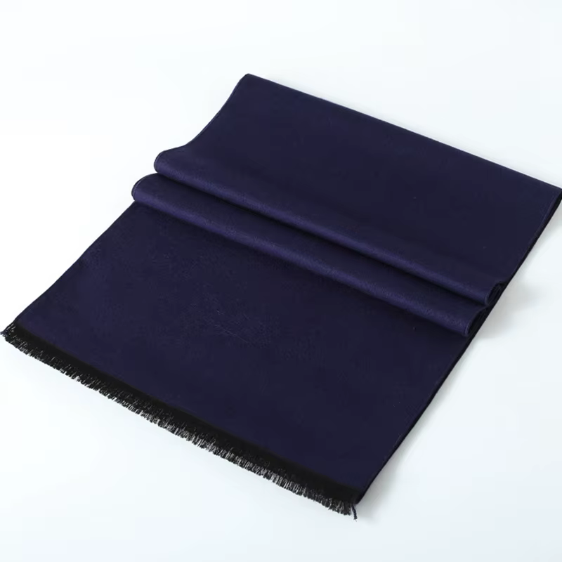 Hiver doux cachemire foulards hommes couleur unie soie laine châles Foulard de luxe printemps Modal sentiment enveloppes plaine écharpe homme d'affaires