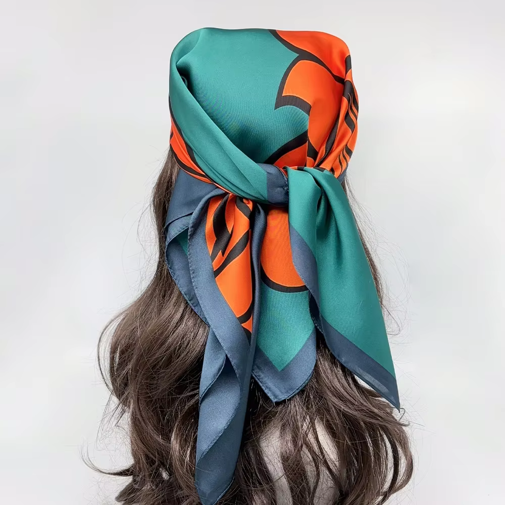InjSquare-Foulard de marque de luxe pour femmes