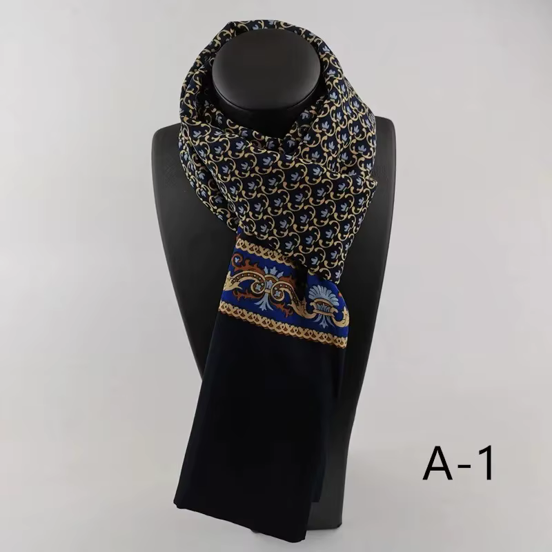 Nouvelle mode printemps hiver foulard en soie pour hommes marque de luxe foulards de créateur Plaid pour les femmes écharpe pour garder au chaud