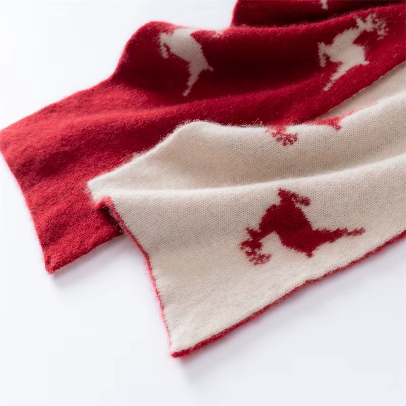 Écharpe de noël rouge pour enfants