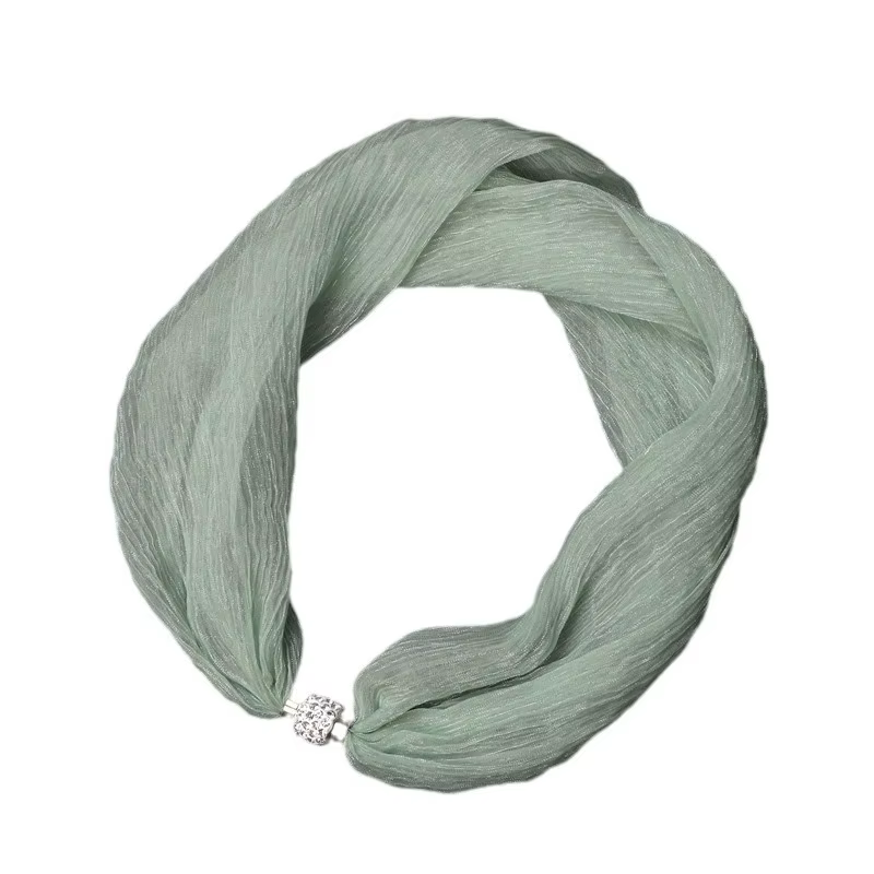 Écharpe Magnétique Classique Unie Tendance pour Femme