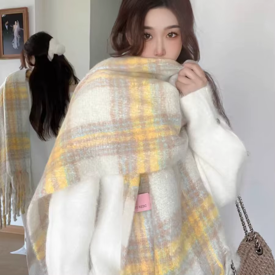 Écharpe tendance à vent fluide pour l'hiver