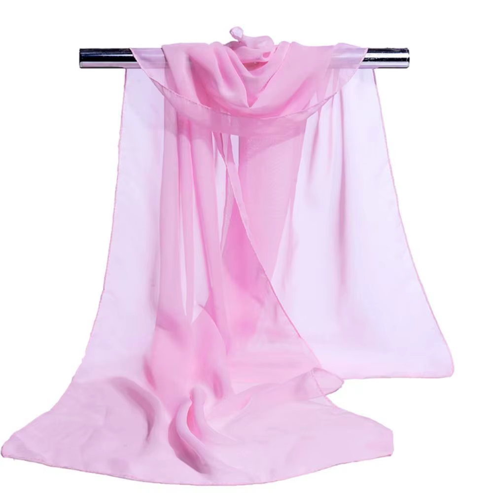 Écharpe en mousseline tendance effet feuille de lotus, de marque de luxe, pour la plage, en soie simulée, accessoire d'été pour femme