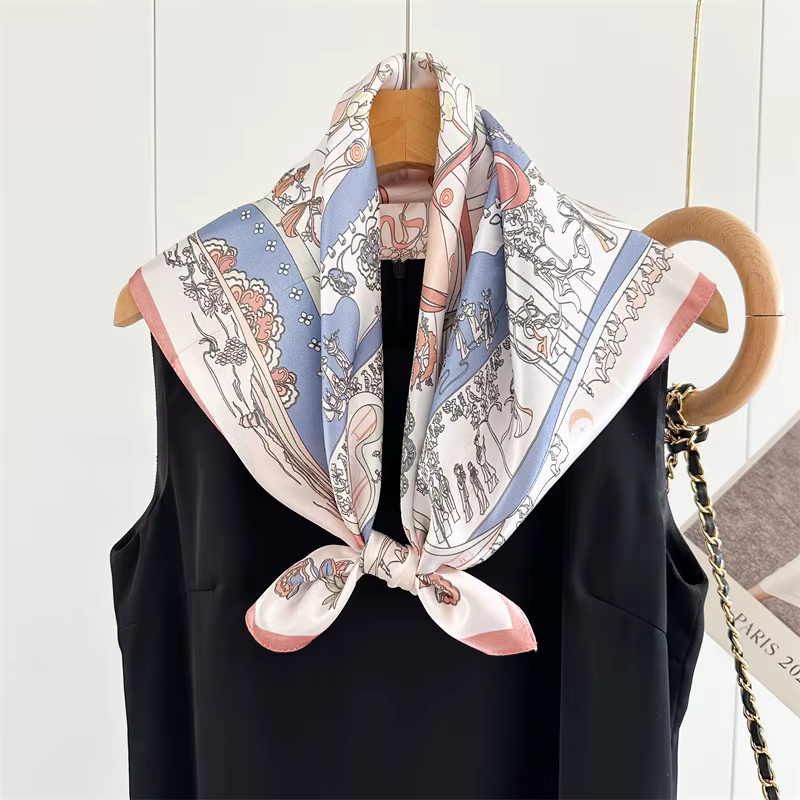 Foulard en soie de mûrier pour femmes