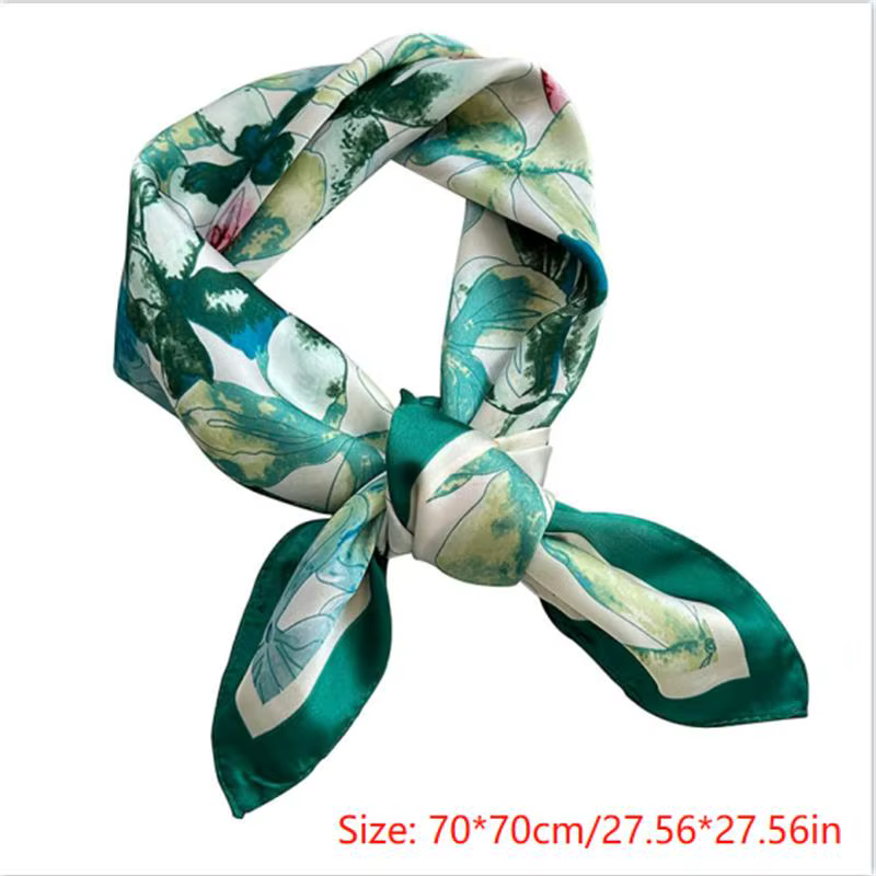 Écharpe carrée rétro 70*70
