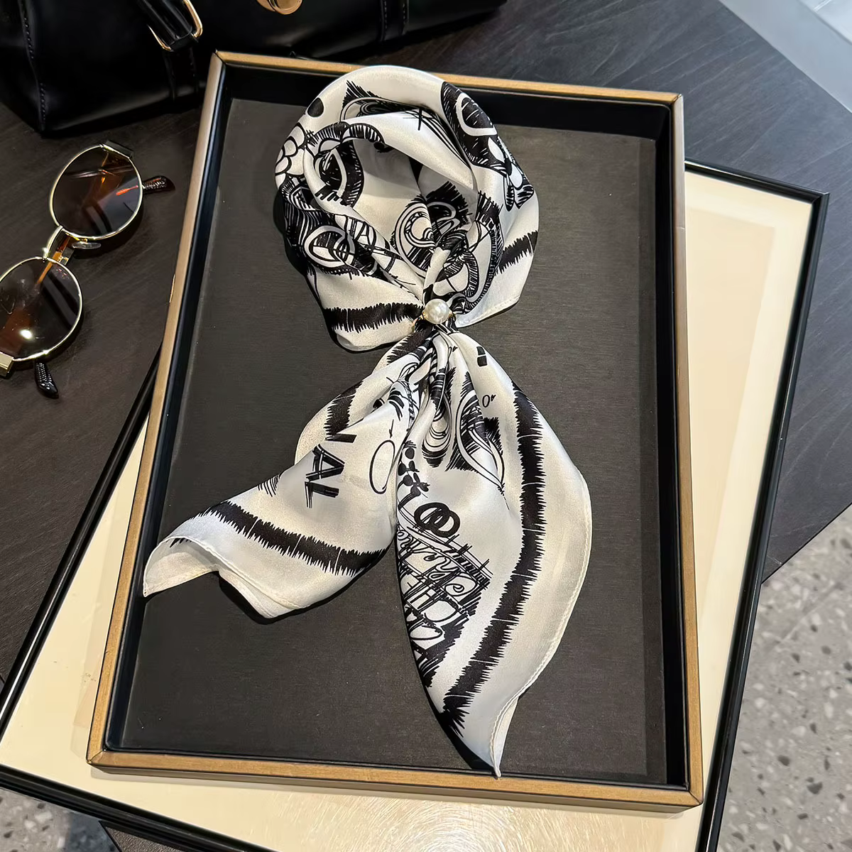 100% foulard en soie de mûrier femmes marque de luxe châles carrés