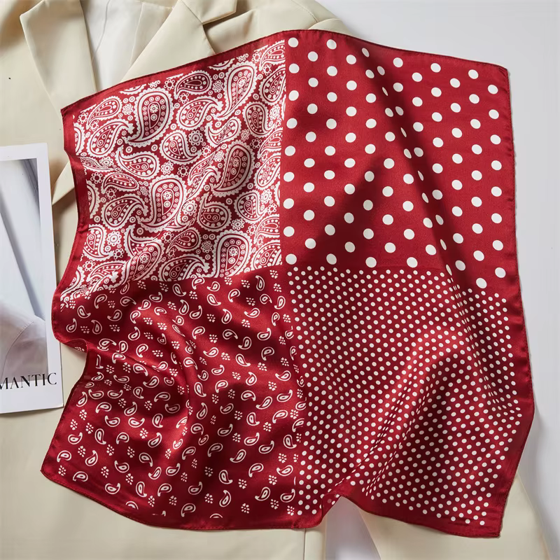 Foulard de cou pour femmes 100% soie de mûrier
