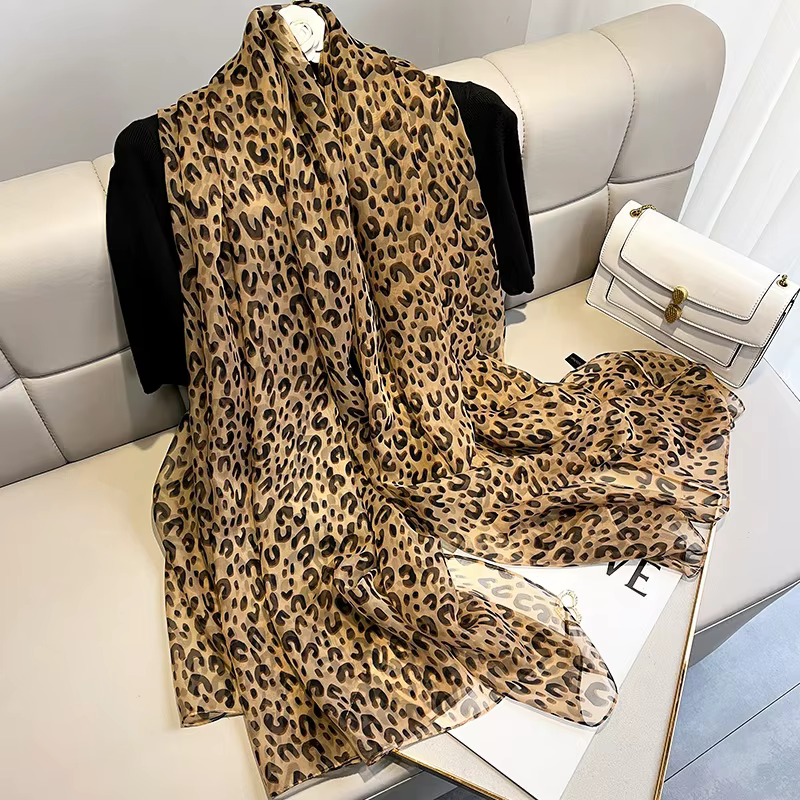 Injplanchers f-Grand Foulard d'Été pour Femme