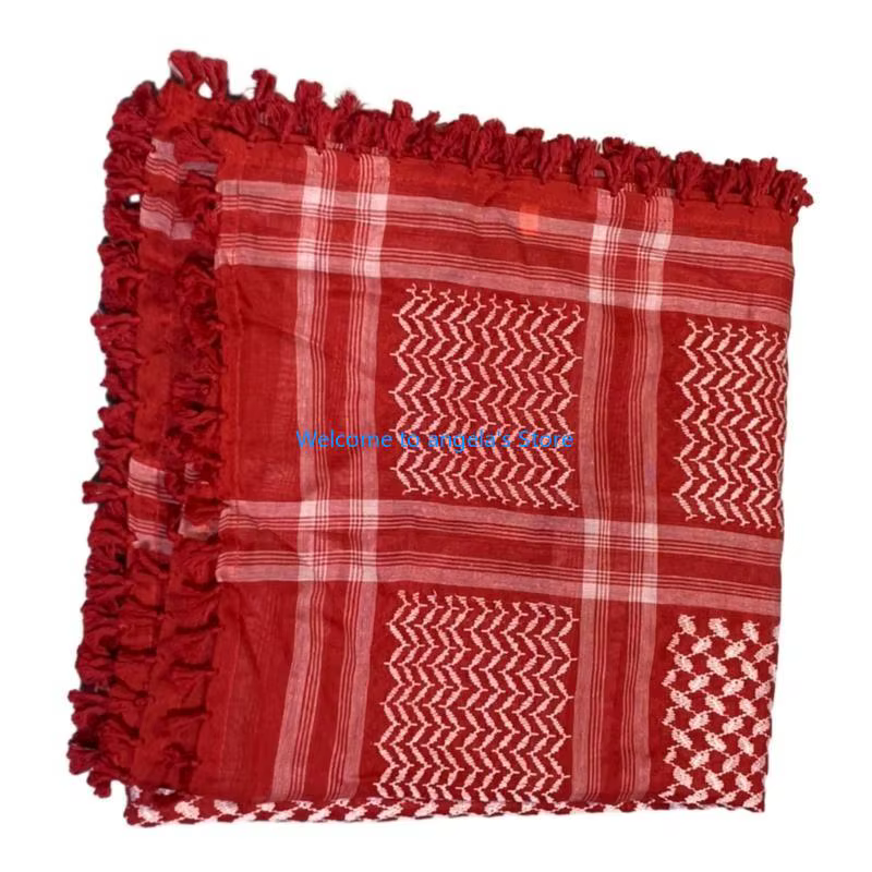 X4YC Jacquard Pattern Scarf arabe tactiquement Kerchief Multi-Put Shemagh
