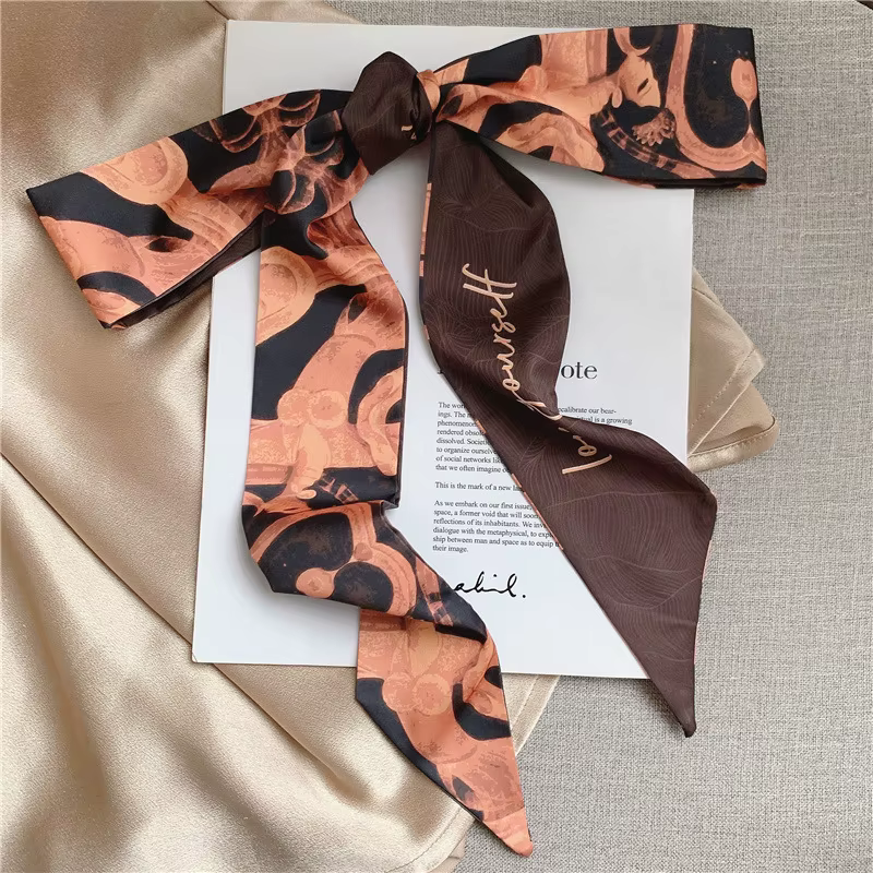 Foulard Nœud Papillon Rétro Style Chinois pour Femme