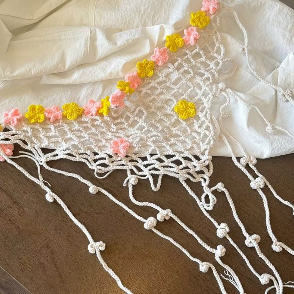 Nouvelle écharpe de hanche au crochet