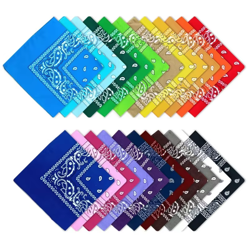 1/2/3/5 pièces unisexe hommes femmes bandana bandeau cowboy