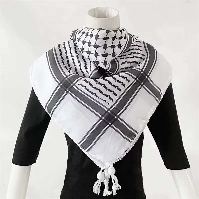 Nouveau Foulard arabe pour hommes et femmes Jacquard Arafat émeraude dubaï écharpe moyen-orient arabie saoudite