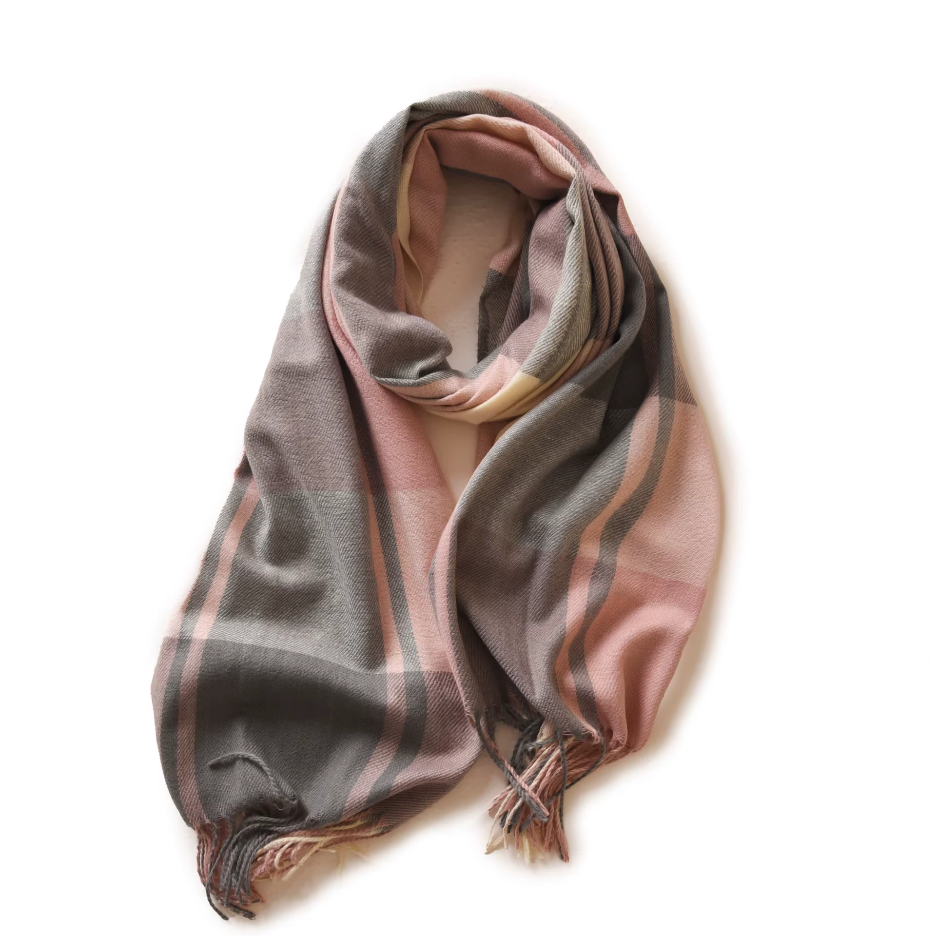  Tartan cachemire comme écharpe hiver chaud épaissi frange châle pour femmes dames mode quotidien voyage cou enveloppement accessoire 